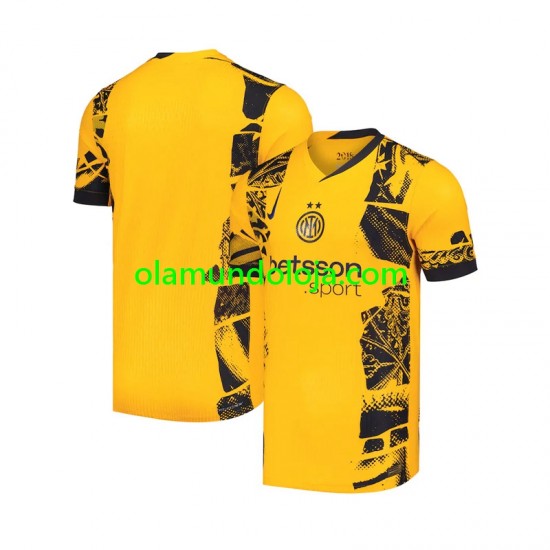 Camisola Inter de Milão Homem Equipamento Terceiro 2024-2025 Manga Curta